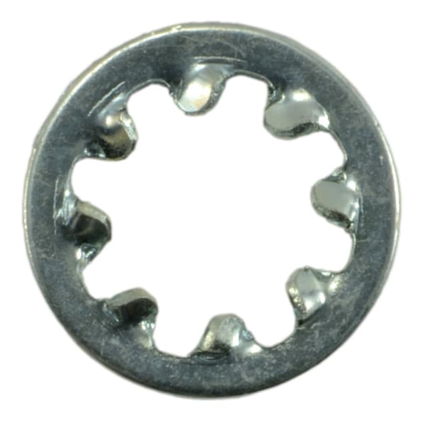 Midwest Fastener Internal Tooth Lock Washer, For Screw Size #8 Steel, Zinc Plated Finish, 80 PK 62124 - main